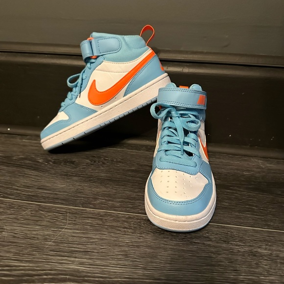 Nike Other - Nike Sky Blue and Orange High-Tops